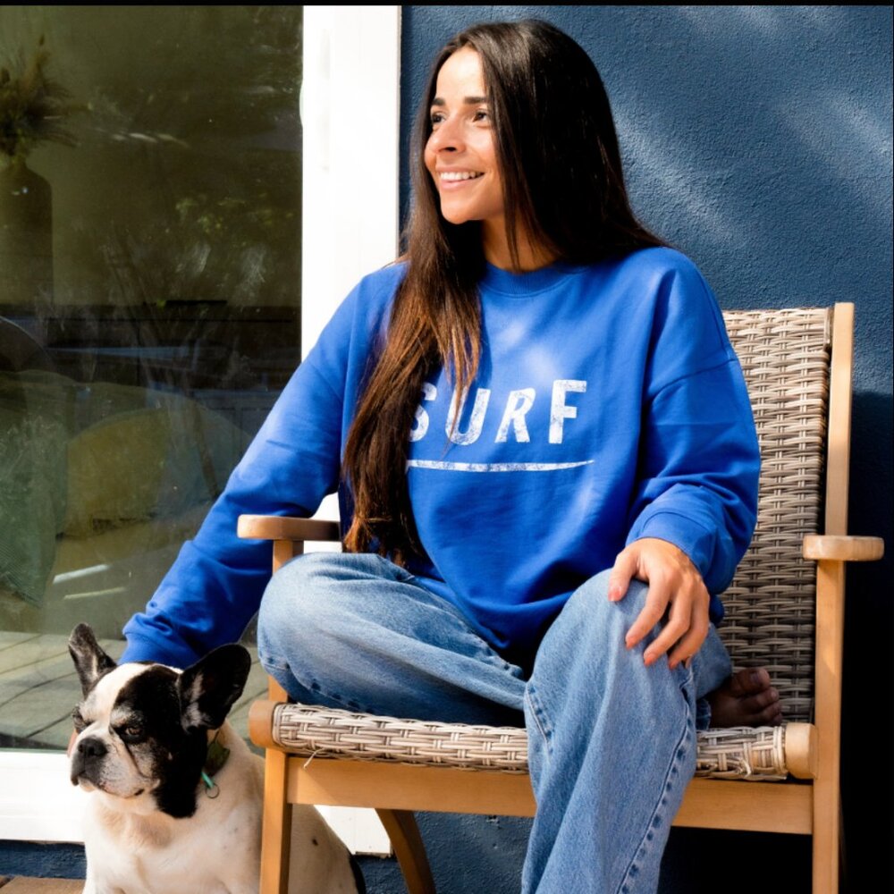 Beachly - The Surf Sweatshirt - Blue